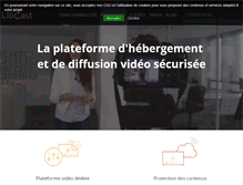 Tablet Screenshot of libcast.com